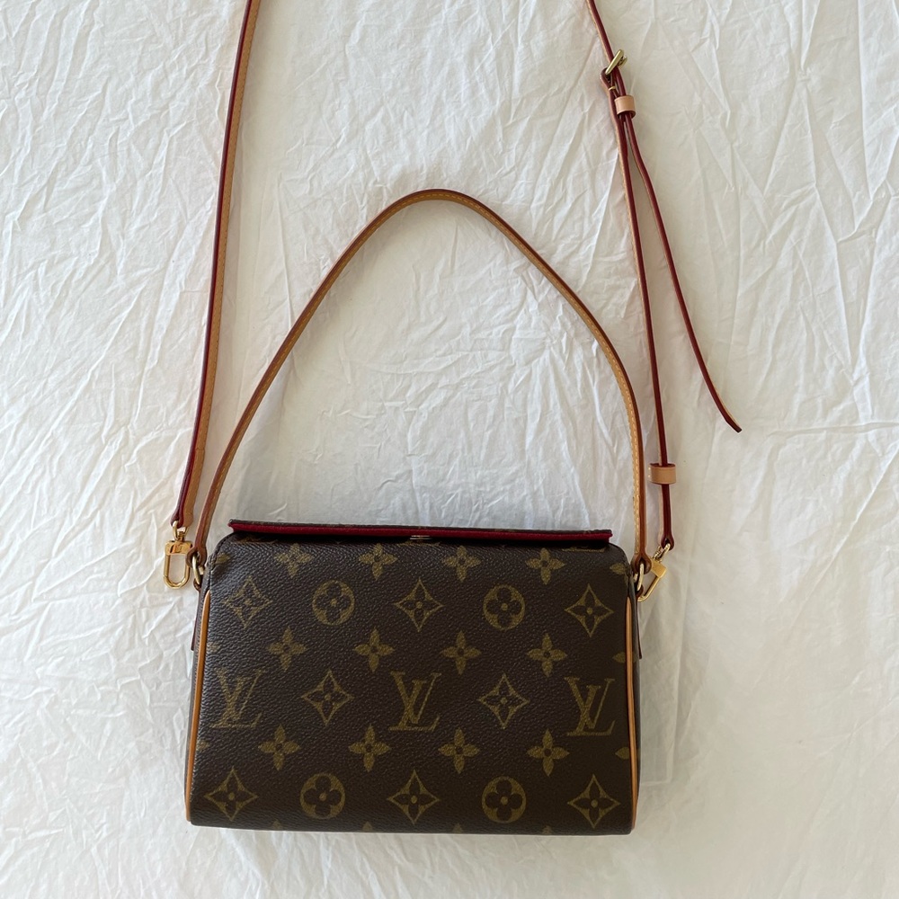 Louis Vuitton Recital Small Purse and can be worn as cross body.